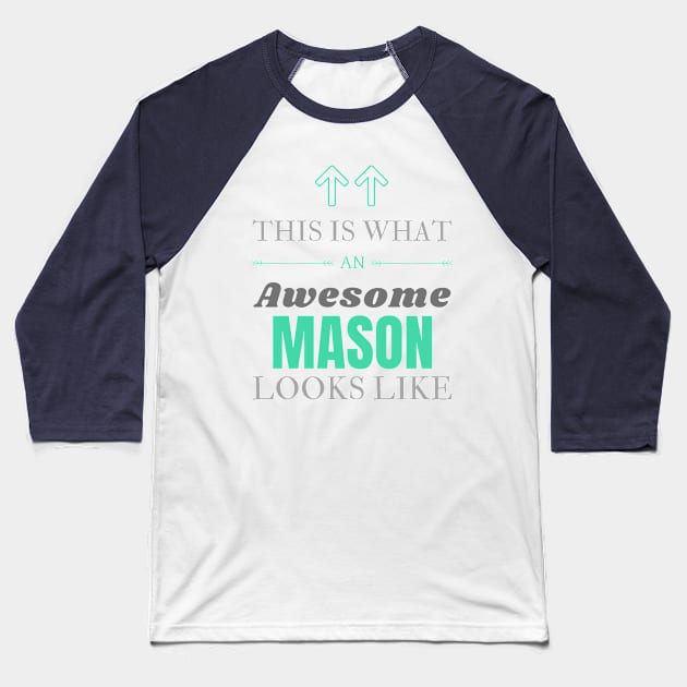 Mason Baseball T-Shirt by Mdath